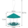 New Waterproof Gazebo Hanging Wild Bird Feeder Outdoor Container With - Bradys Pets