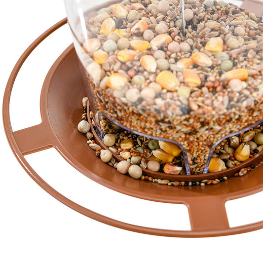 New Waterproof Gazebo Hanging Wild Bird Feeder Outdoor Container With - Bradys Pets