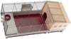 Oversized Rabbit Cage with Log Cabin Extension Deluxe Rabbit Villa - Bradys Pets