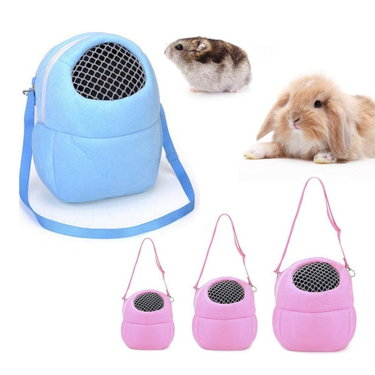 Small Pet Carrier Rabbit Cage Hamster Chinchilla Travel Warm Bags - Bradys Pets